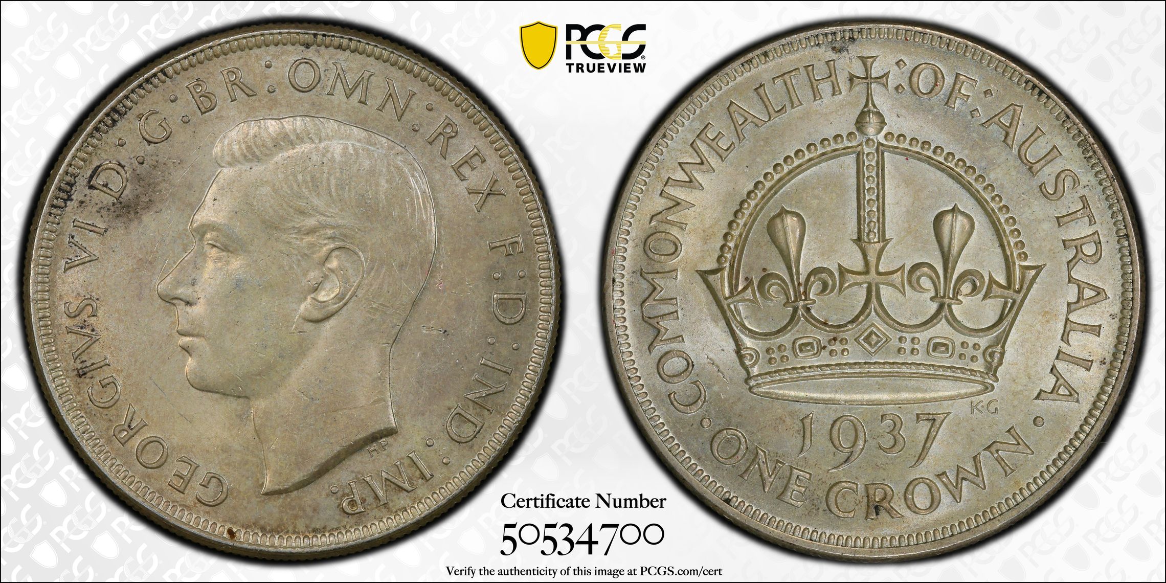 Crown, 1937, PCGS MS62
