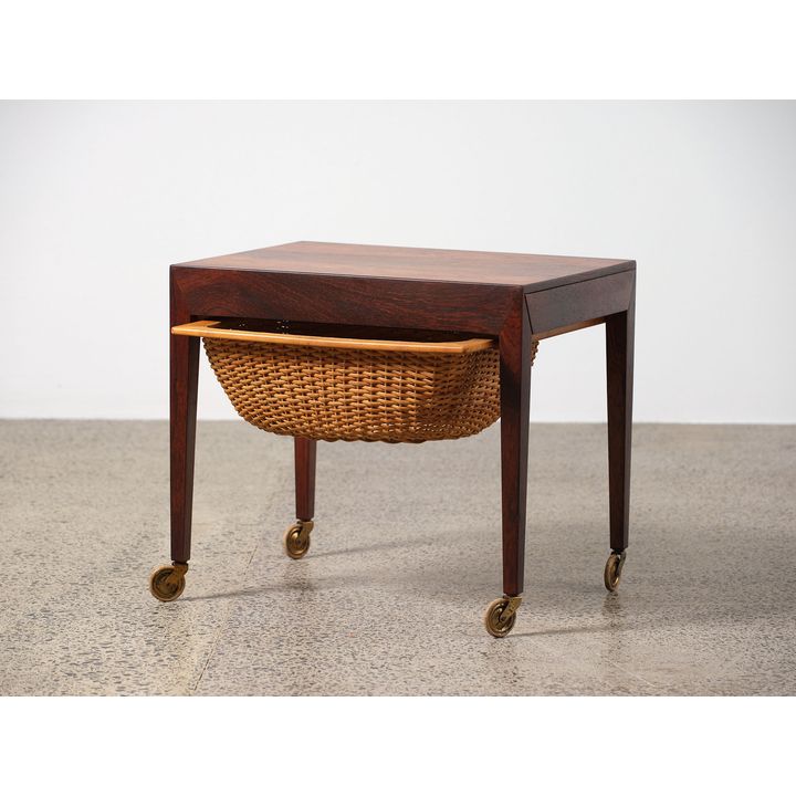 Severin Hansen for Haslev - 1950s Danish sewing table