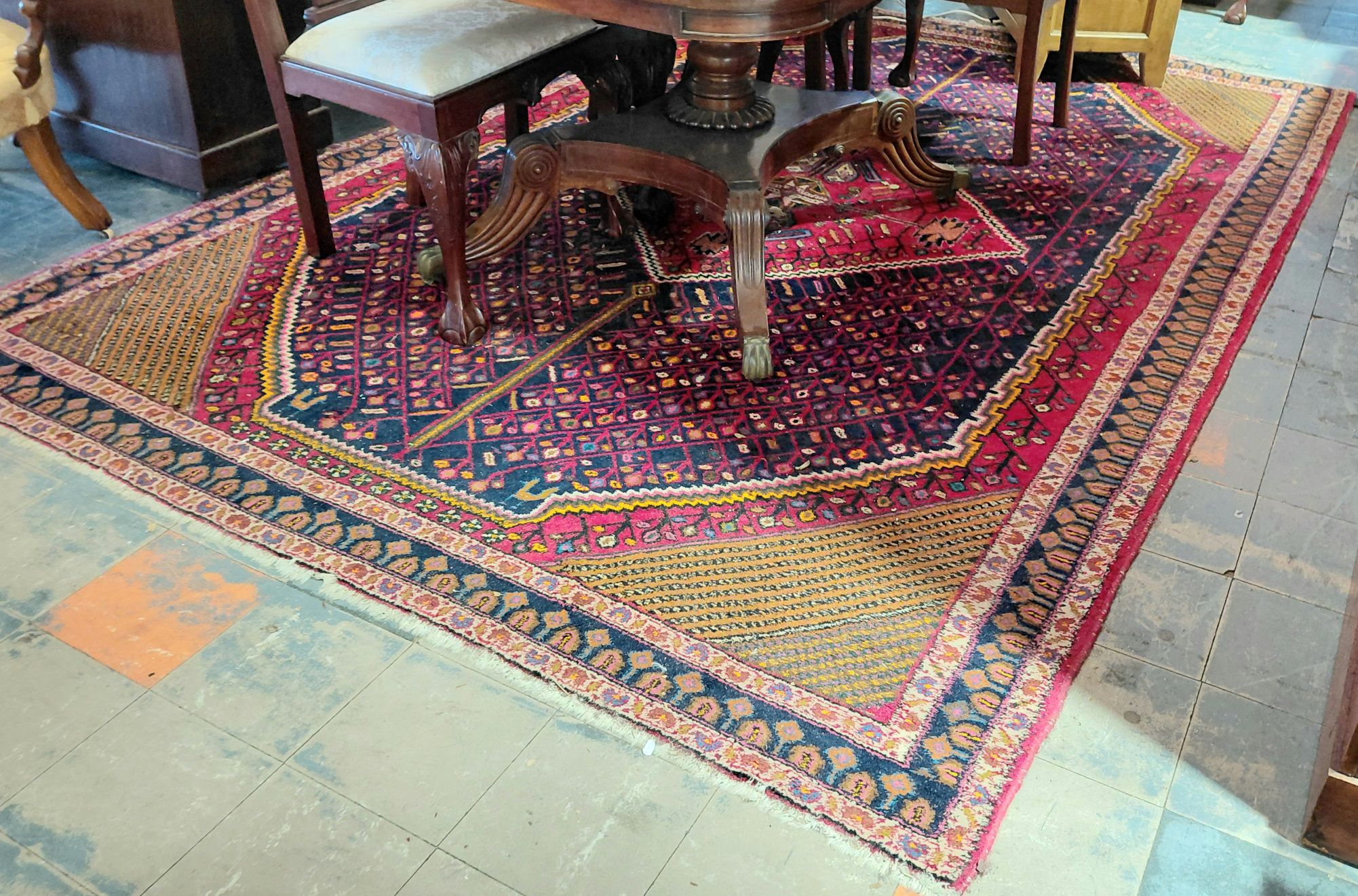 Persian Shahrbabak-Afshar Rug