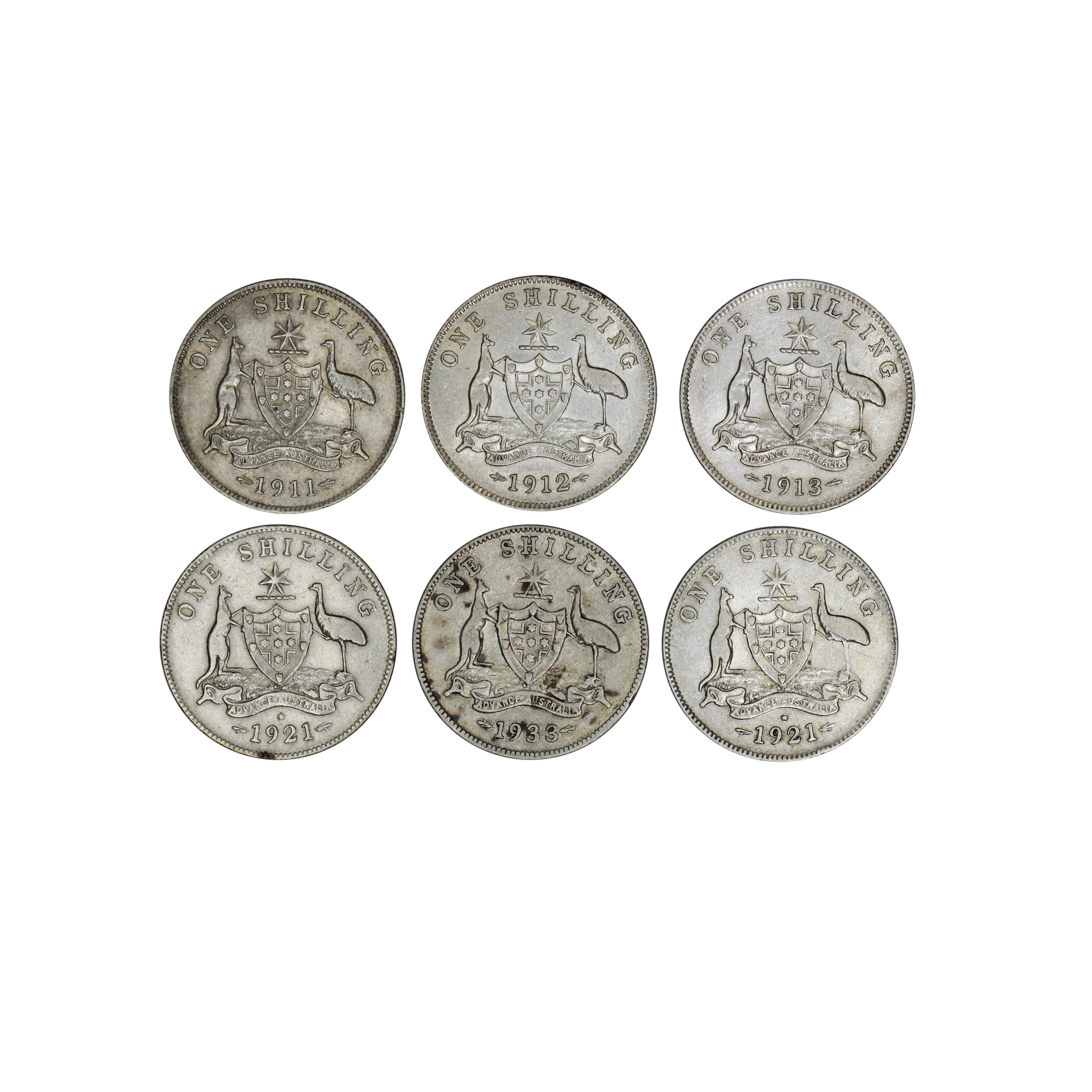 994. · Group, George V, Shilling, Fine - VF