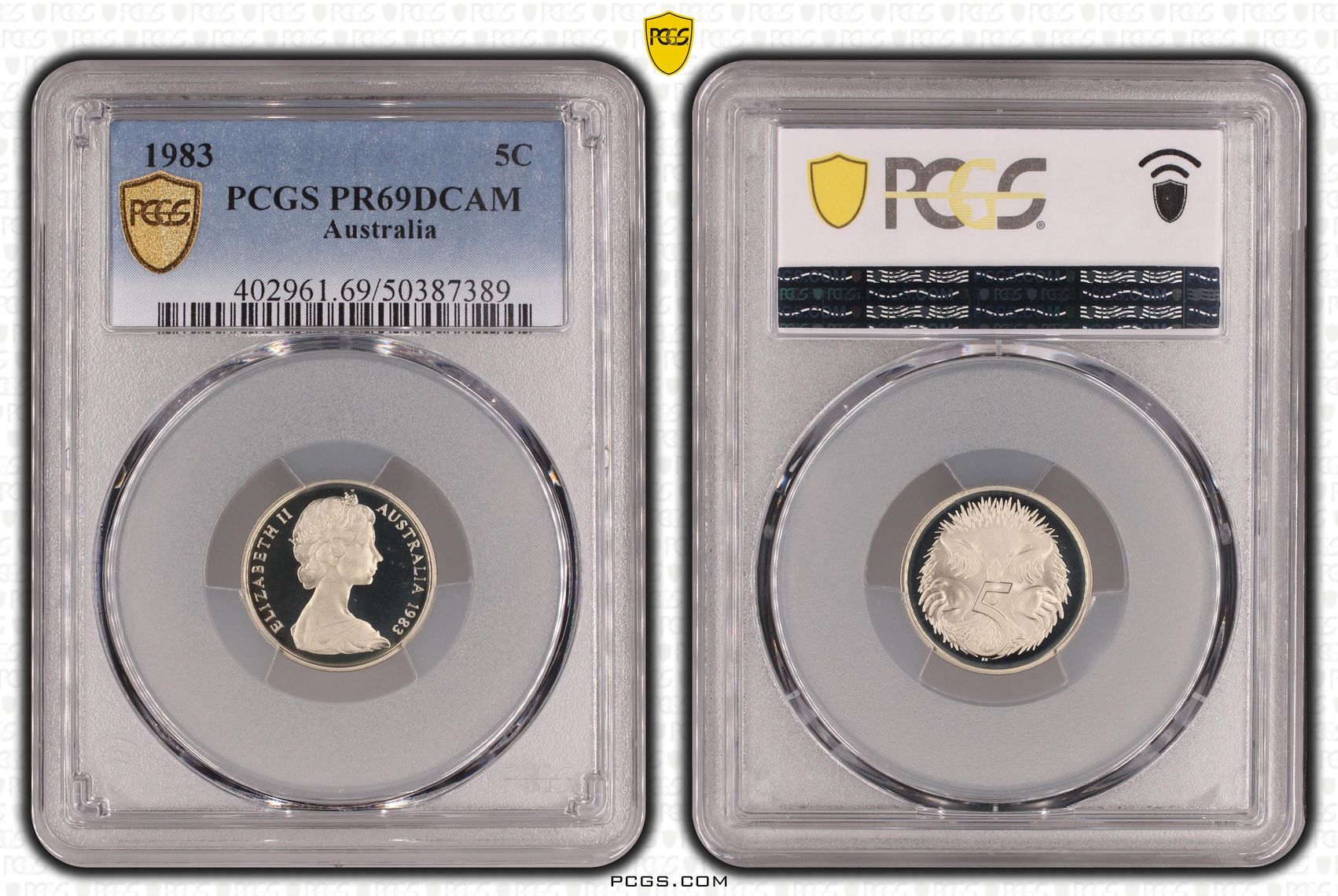 Five Cent, 1983, PCGS PR69DCAM