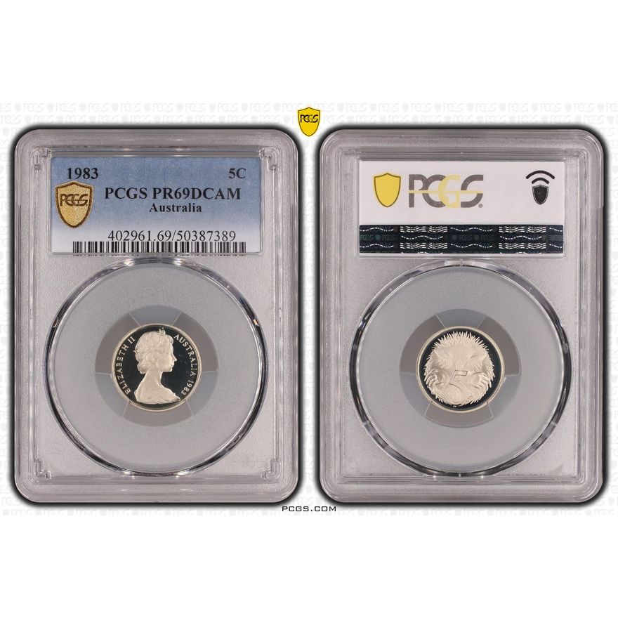 Five Cent, 1983, PCGS PR69DCAM