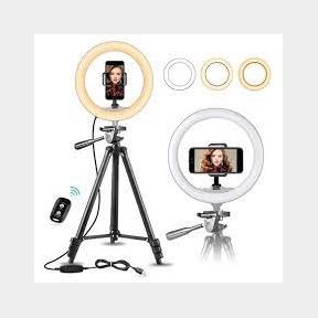 BRAND NEW - Lumina 10'' Selfie Ring Light With Adjustable Tripod And Remote-51474/1187 B3 (S1)