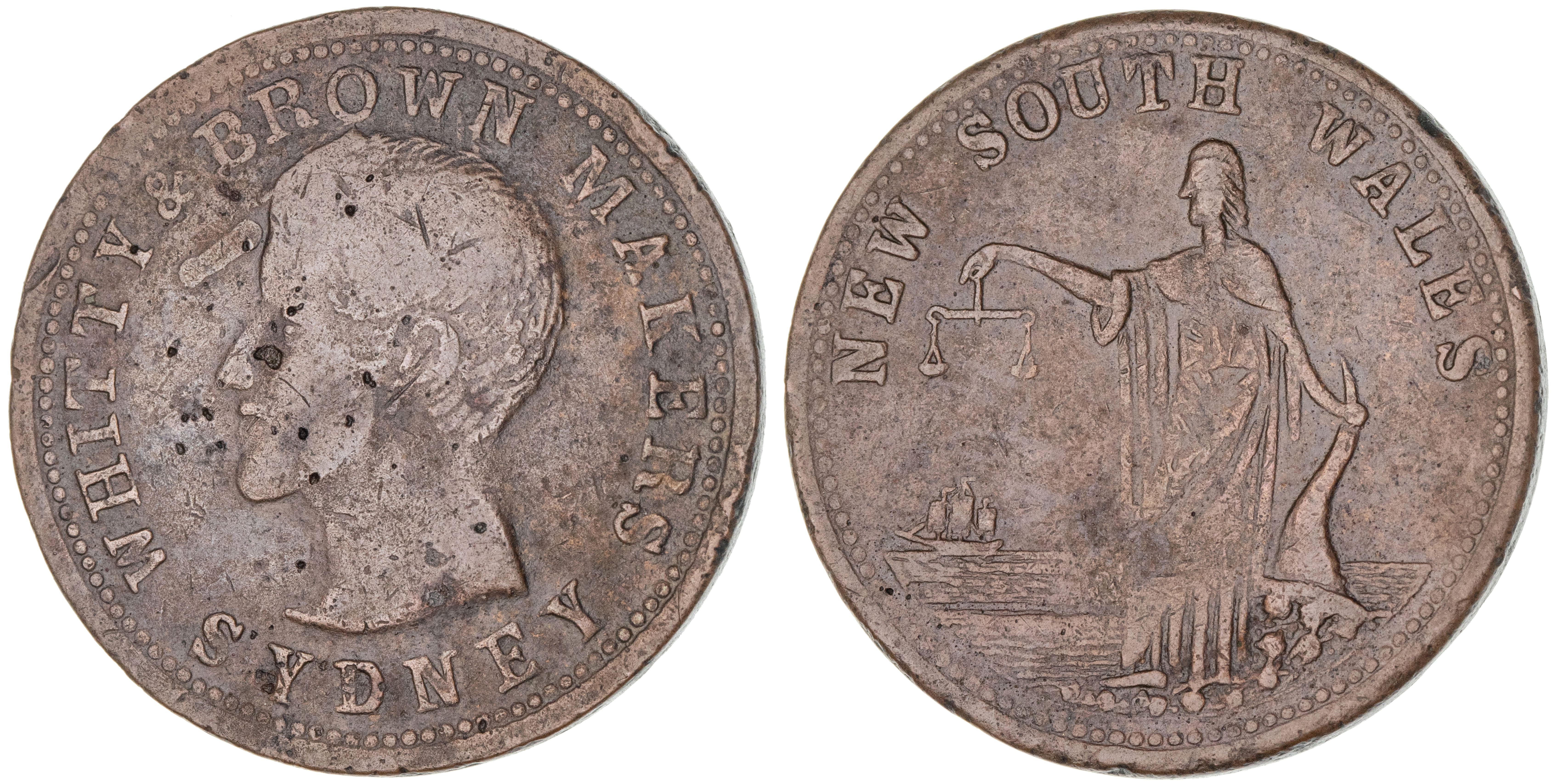 Sydney, New South Wales, Whitty & Brown, Penny, VF