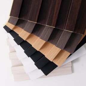 ART3D SLAT WALL PANEL FOR MODERN DECOR, ACOUSTIC DIFFUSER PANEL, SAMPLES 6-PACK 6 X 6IN.