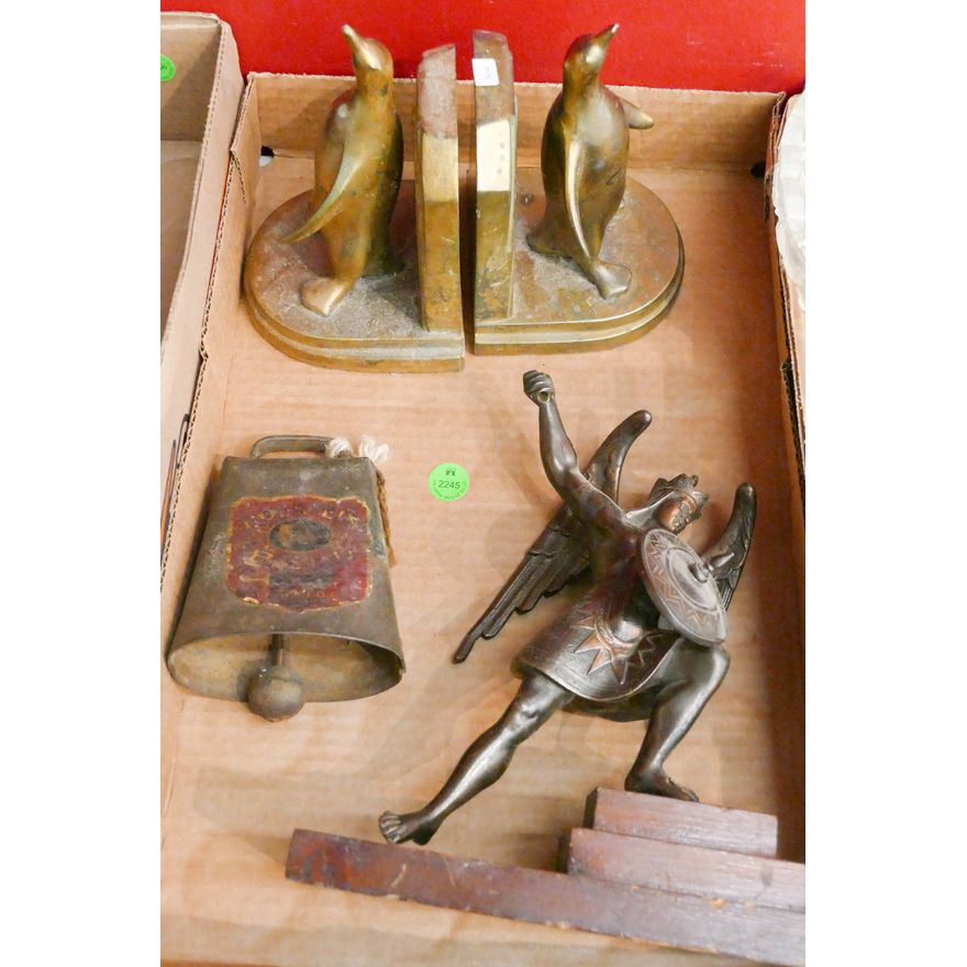 Box Deco Metal Bookends etc.