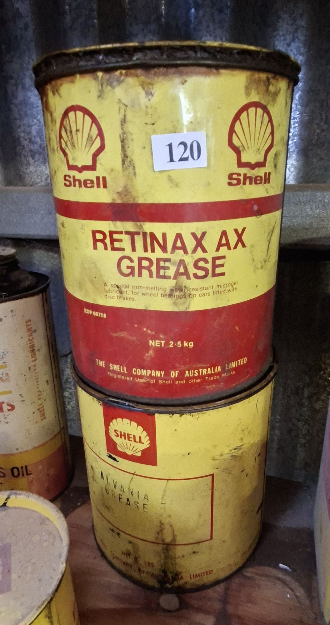 Shell Grease Tins