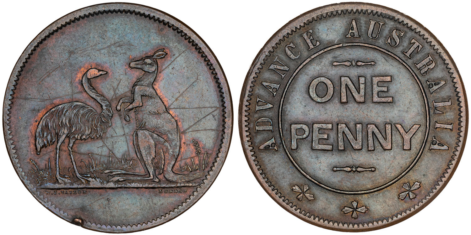A.276 - Taylor, W.J. Melbourne, Victoria, Penny, VF
