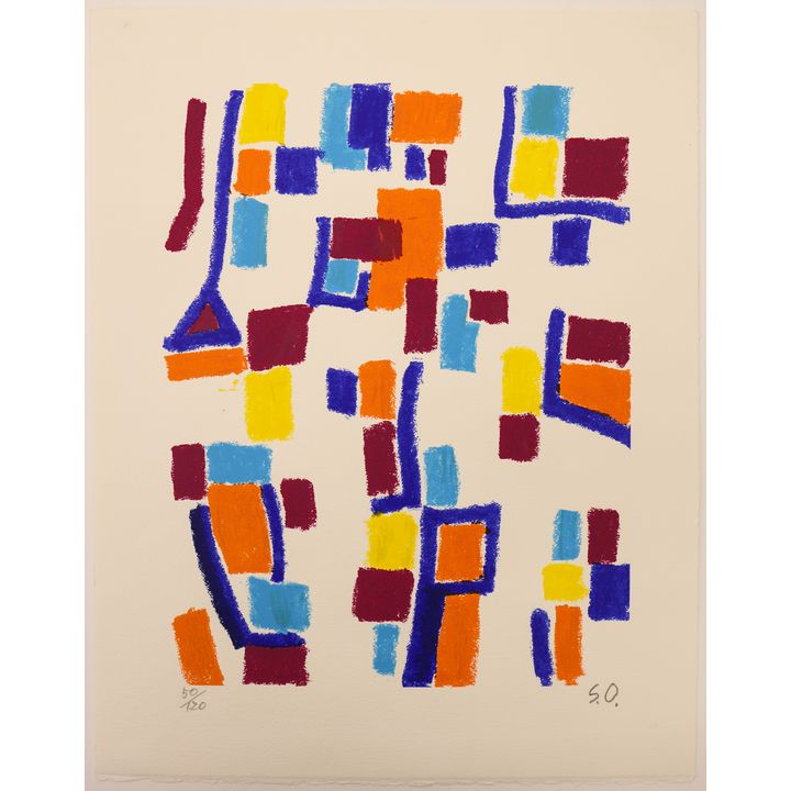 Shosuke Osawa ''Playful'' 1980 S/N Lithograph 18''x14'' Sheet