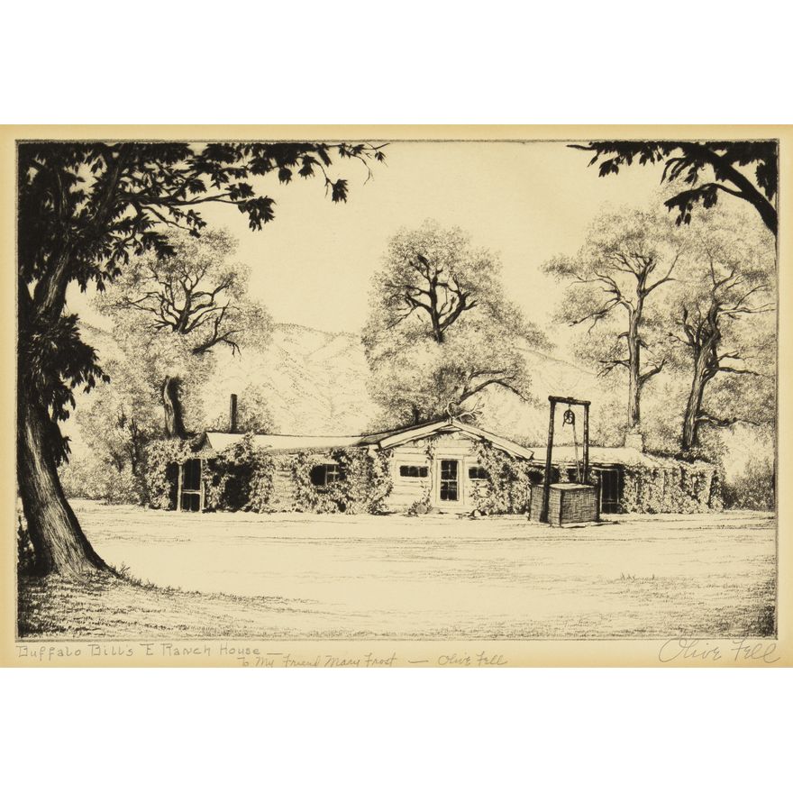 Olive Fell (1896-1980): Buffalo Bill's T.E. Ranch House