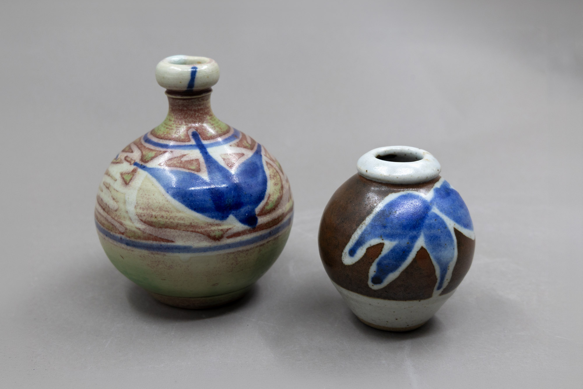 Warren Tippett - Two small vases — sold at auction in New Zealand for $30