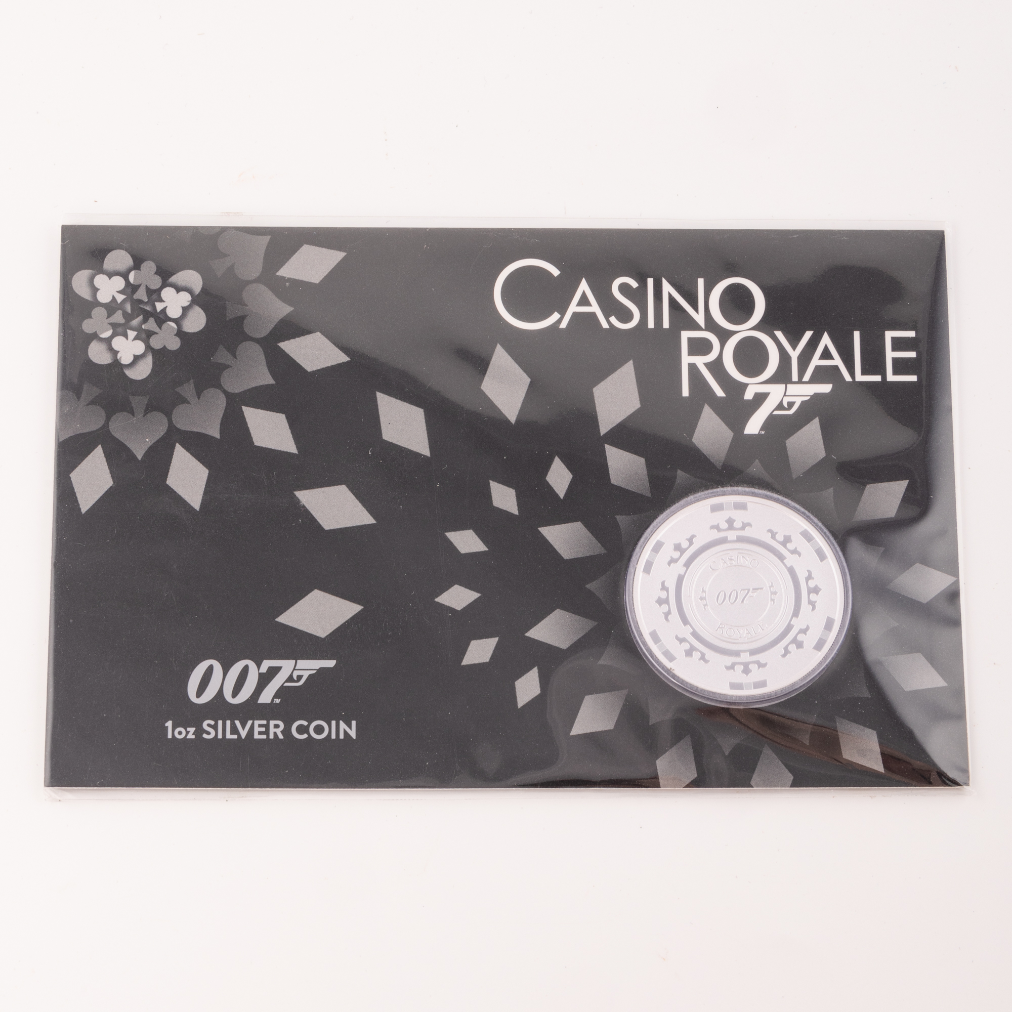 Tuvalu, Elizabeth II, Casino Royale Silver Coin, One Dollar, 2023, UNC