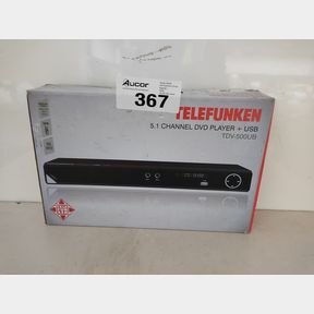 TELEFUNKEN 5.1 CHANNEL DVD PLAYER TDV-500UB