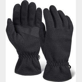 MEDIUM-LARGE FLEECE GLOVES WITH TOUCHSCREEN - WARM MEN'S & WOMEN'S WINTER GLOVES - THERMAL FLEECE LINED GLOVES COLD WEATHER FOR RU