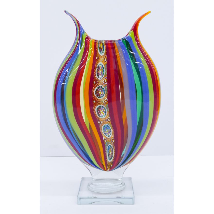 David Patchen ''Foglio'' Blown Glass Vessel
