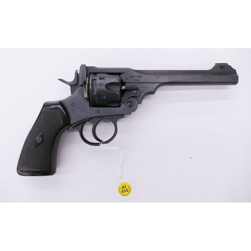 Webley Mark VI .455 Service Revolver, Serial #298353.
