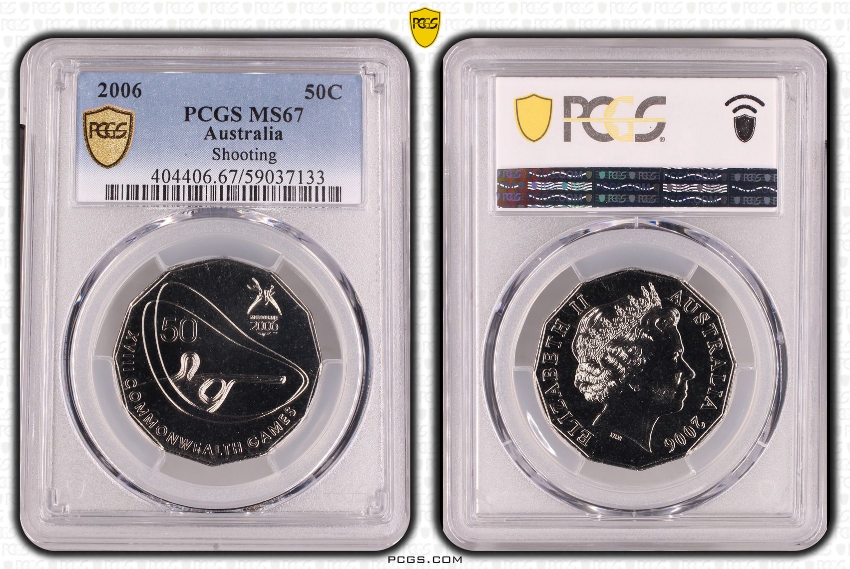 Shooting, Fifty Cent, 2006, PCGS MS67