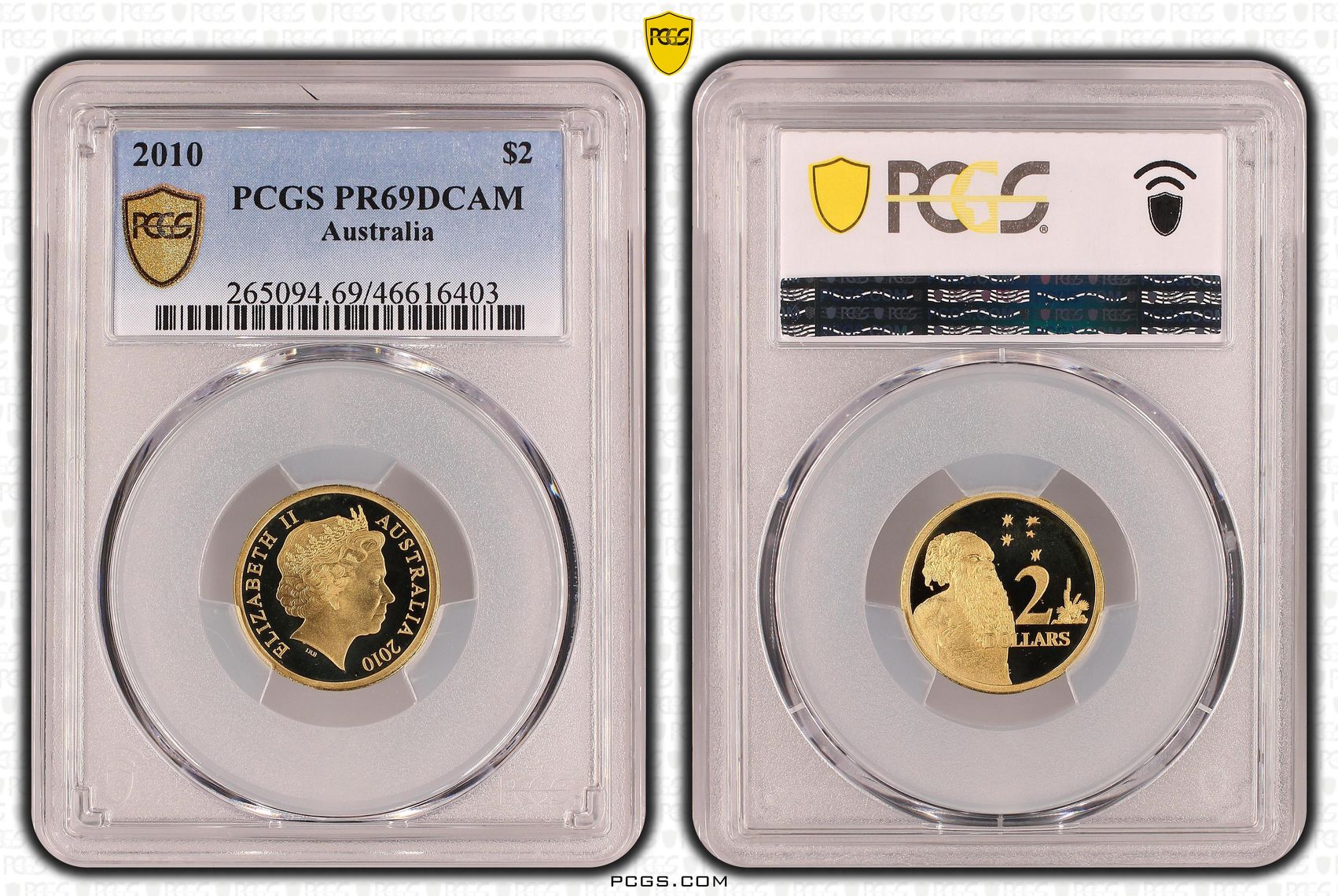 Two Dollar, 2010, PCGS PR69DCAM