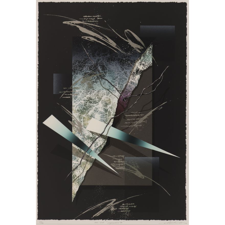 Yoichiro Nishikawa ''Expansion'' 1992 Color Lithograph