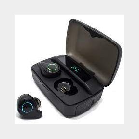 True Wireless Earphones with LCD Display Magnetic Charging Case - BTH-F9 - 51498/357
