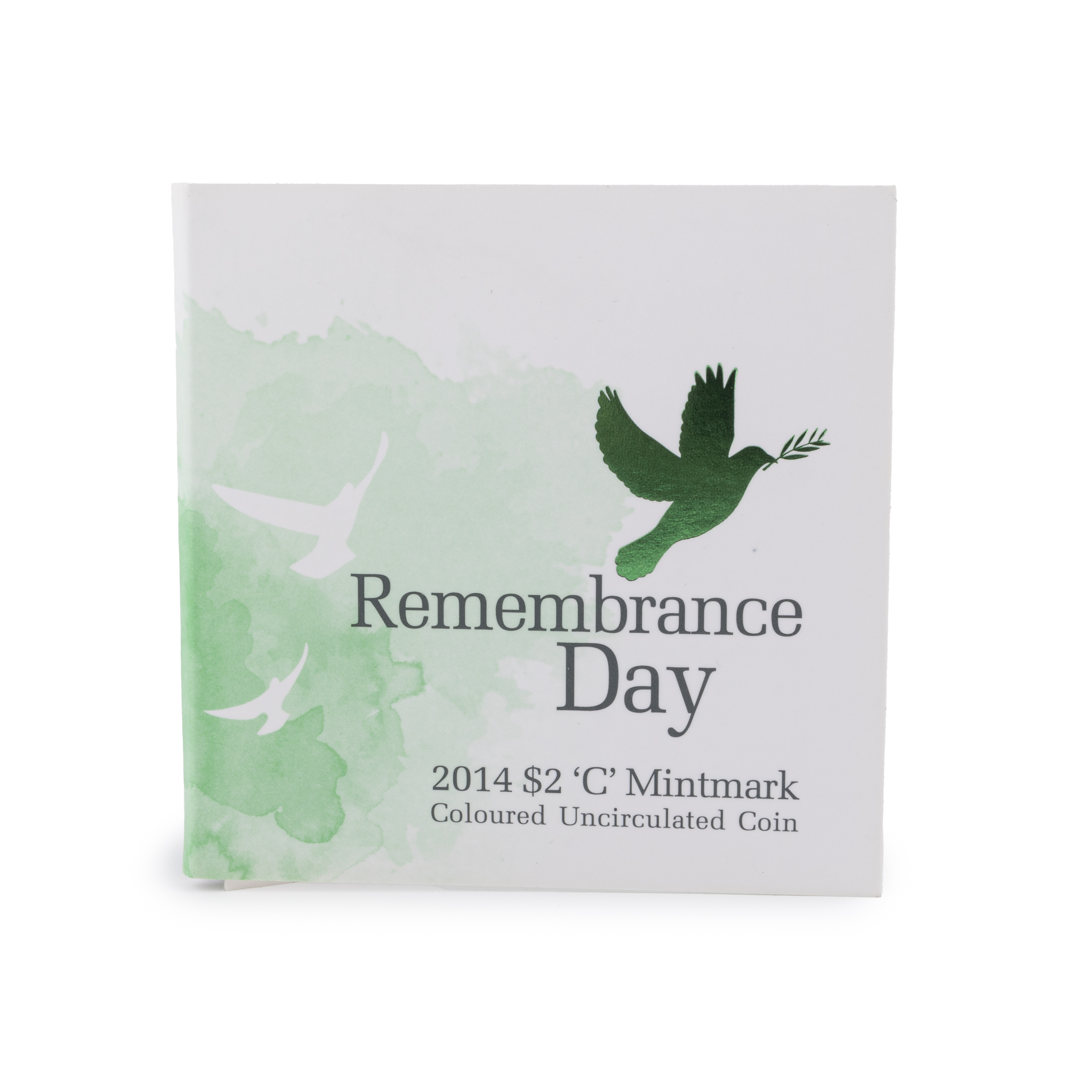 Remembrance Day Trifold, Two Dollars, 2014-C, UNC