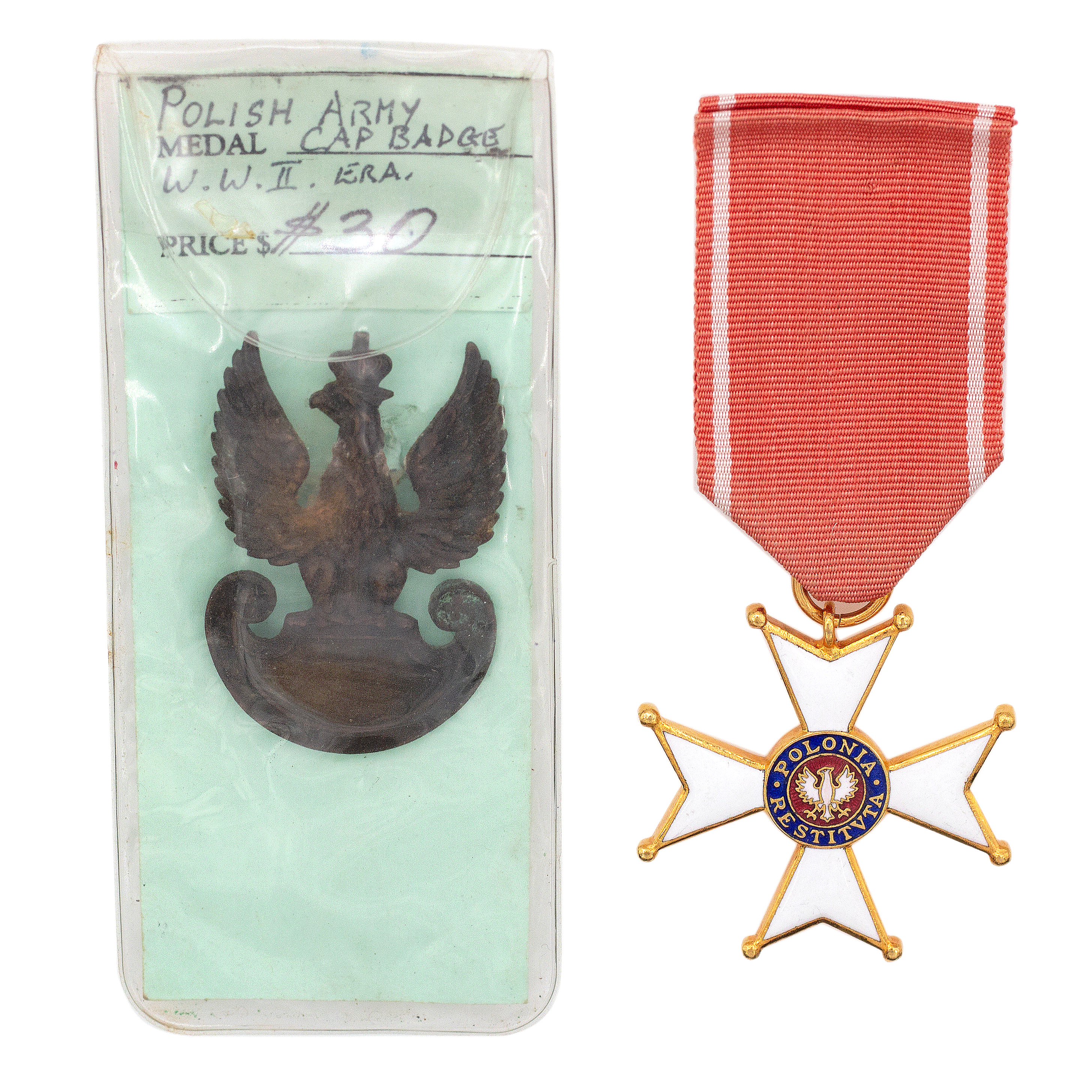 Poland, Knight's Cross (Order of Polonia Restituta 5th Class), 1944, EF