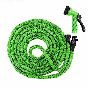 Garden Expandable Hose Pipe with Nozzle 30 Meters Green | NOT TESTED