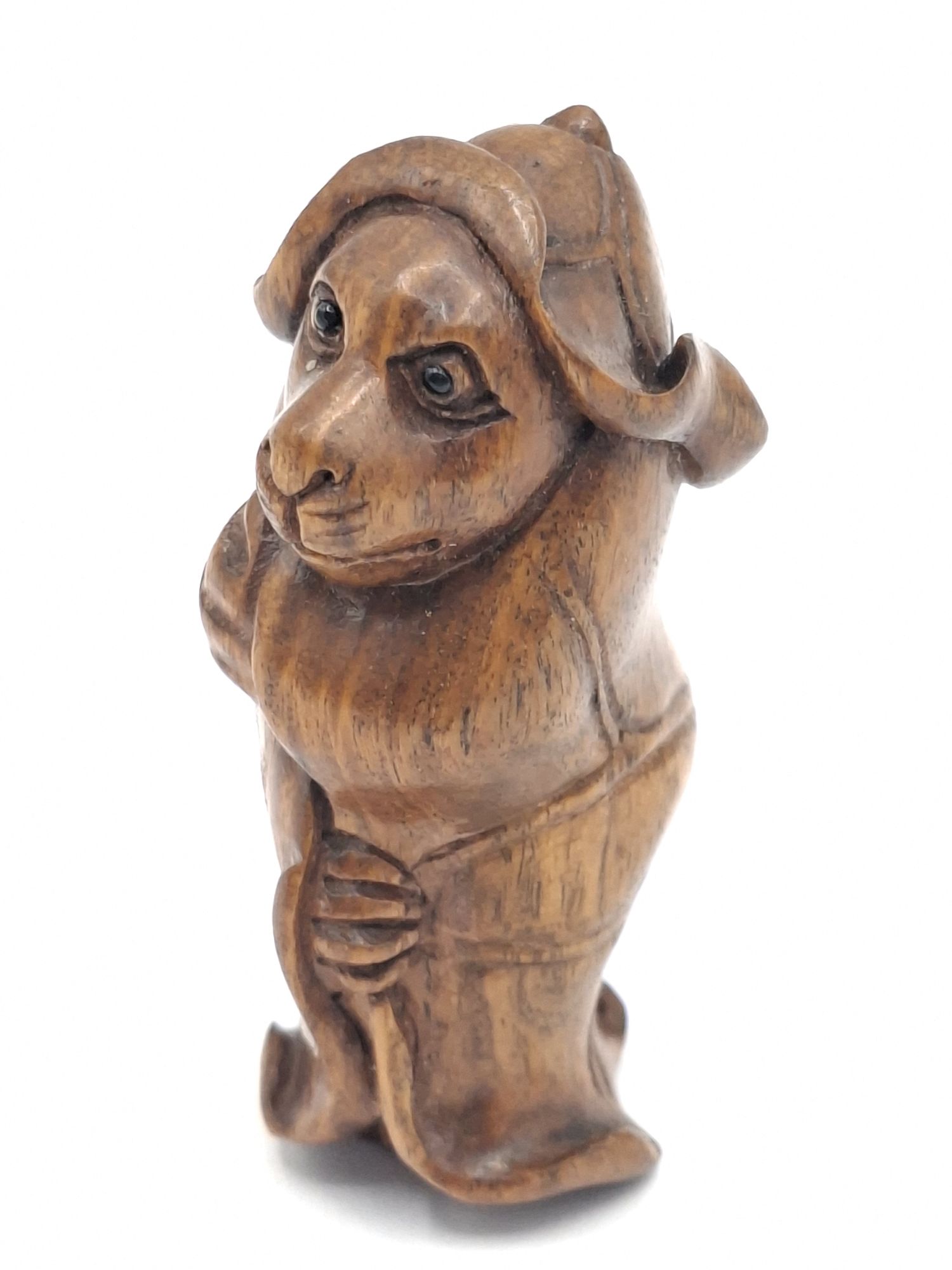 Carved Japanese Boxwood Netsuke