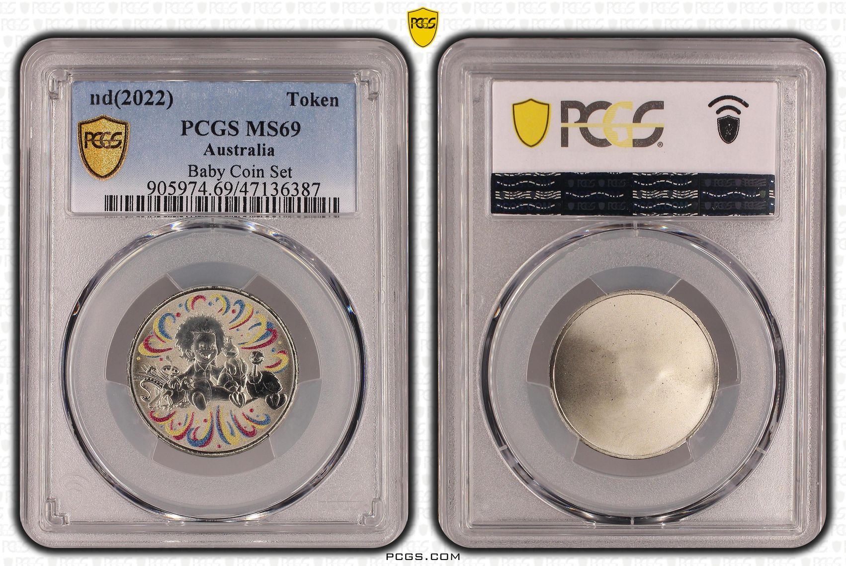 Baby Coin Set, Token, 2022, PCGS MS69