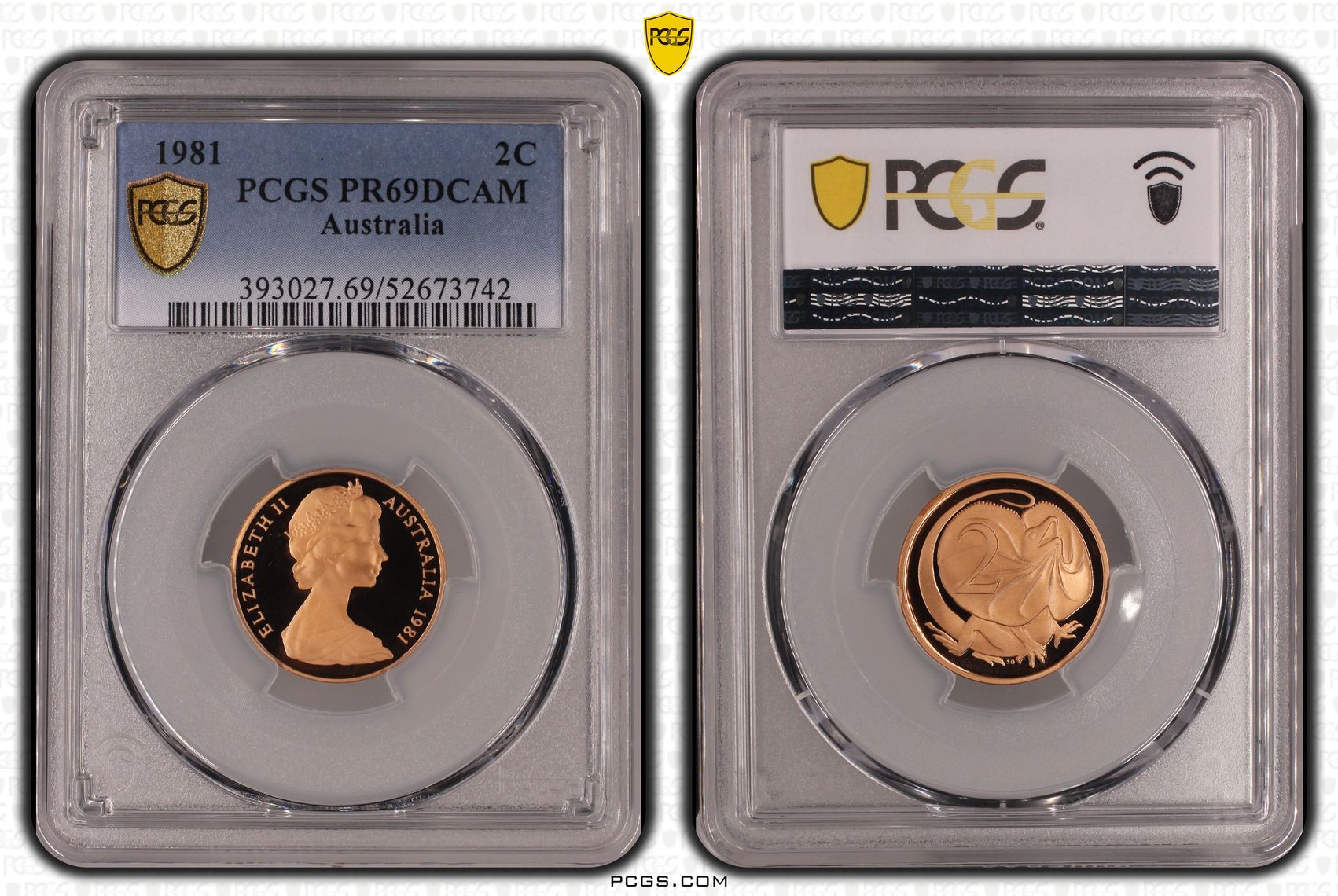 Two Cent, 1981, Pcgs Pr69dcam