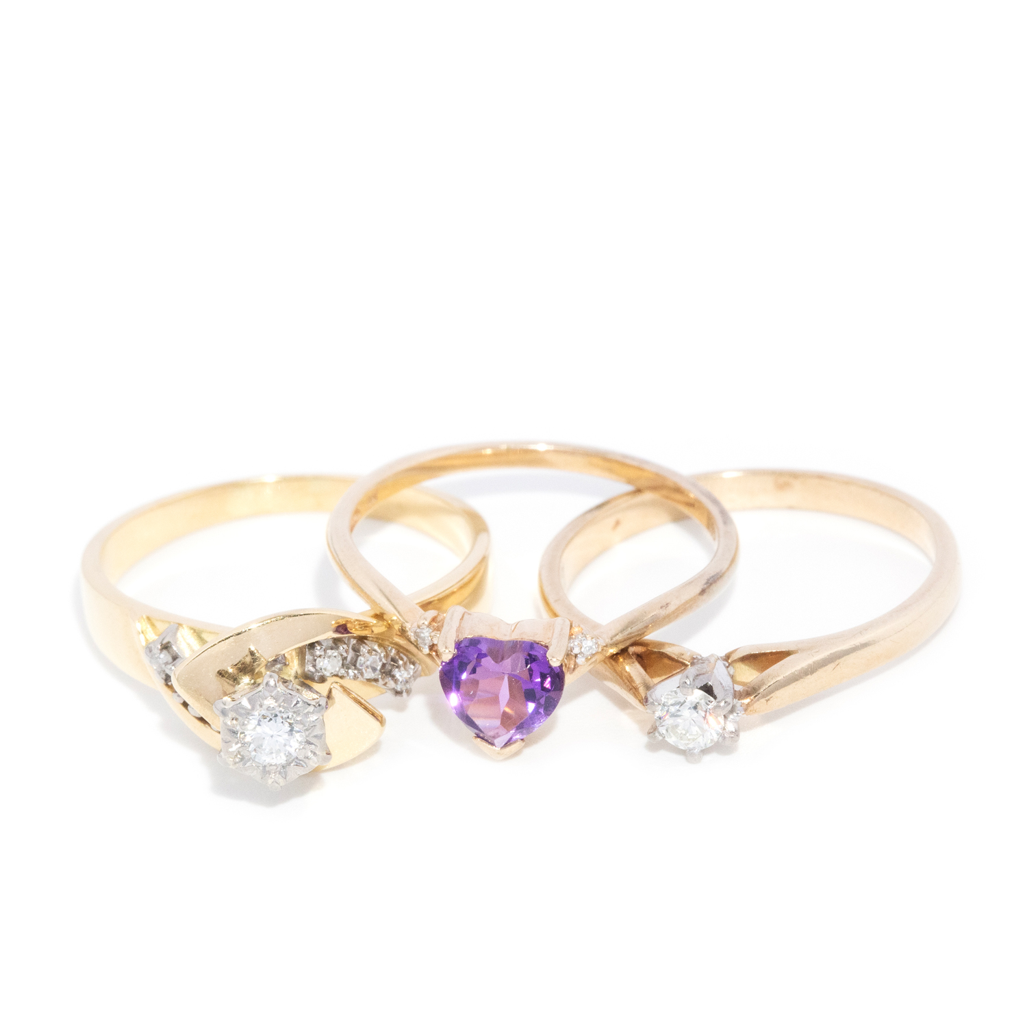 9ct and 18ct Rings