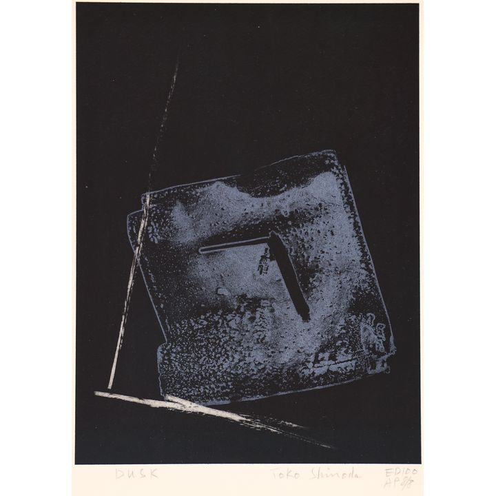 Toko Shinoda ''Dusk'' Color Lithograph