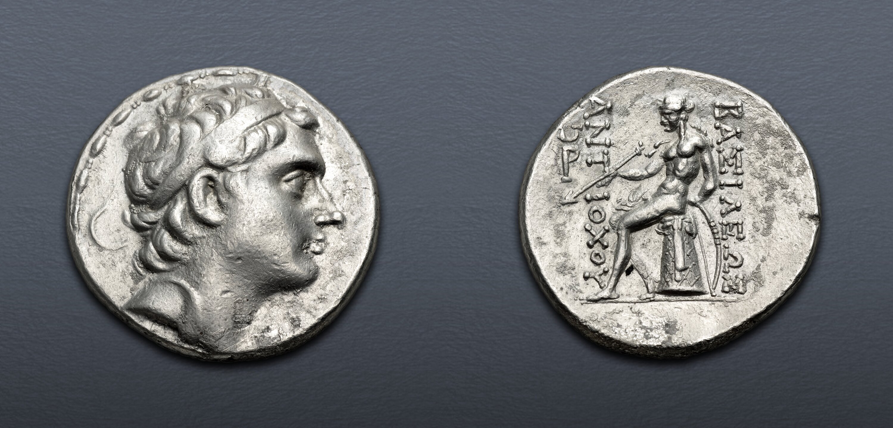 SELEUKID EMPIRE. Antiochos III ‘the Great’. 222-187 BC. AR Tetradrachm ...