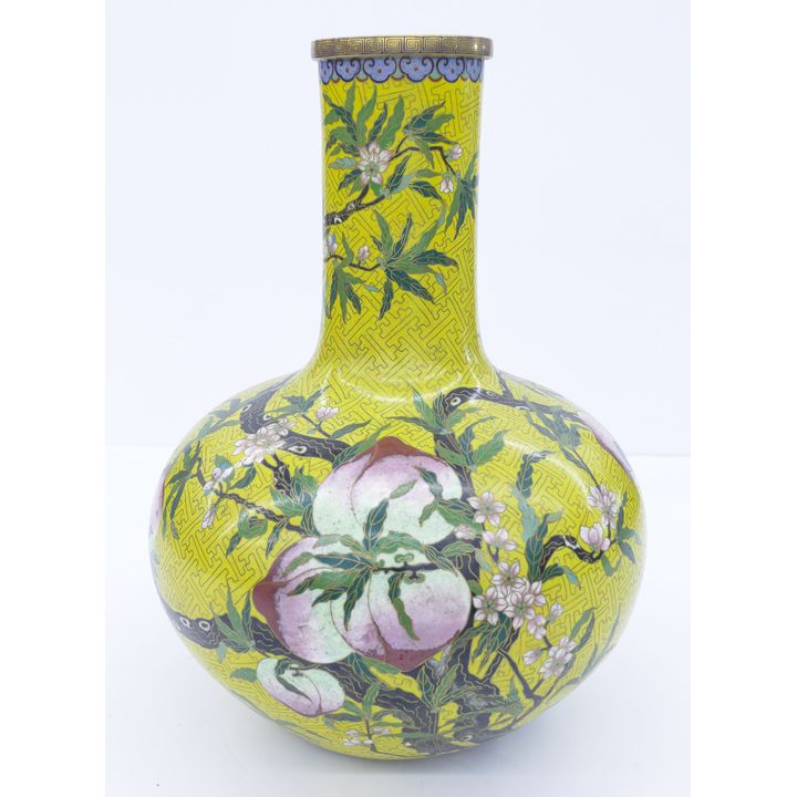 Chinese Republic Yuan Shan Tang Cloisonne Large Vase