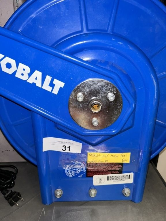 Kobalt Air Hose Reel Vanzant Auctions