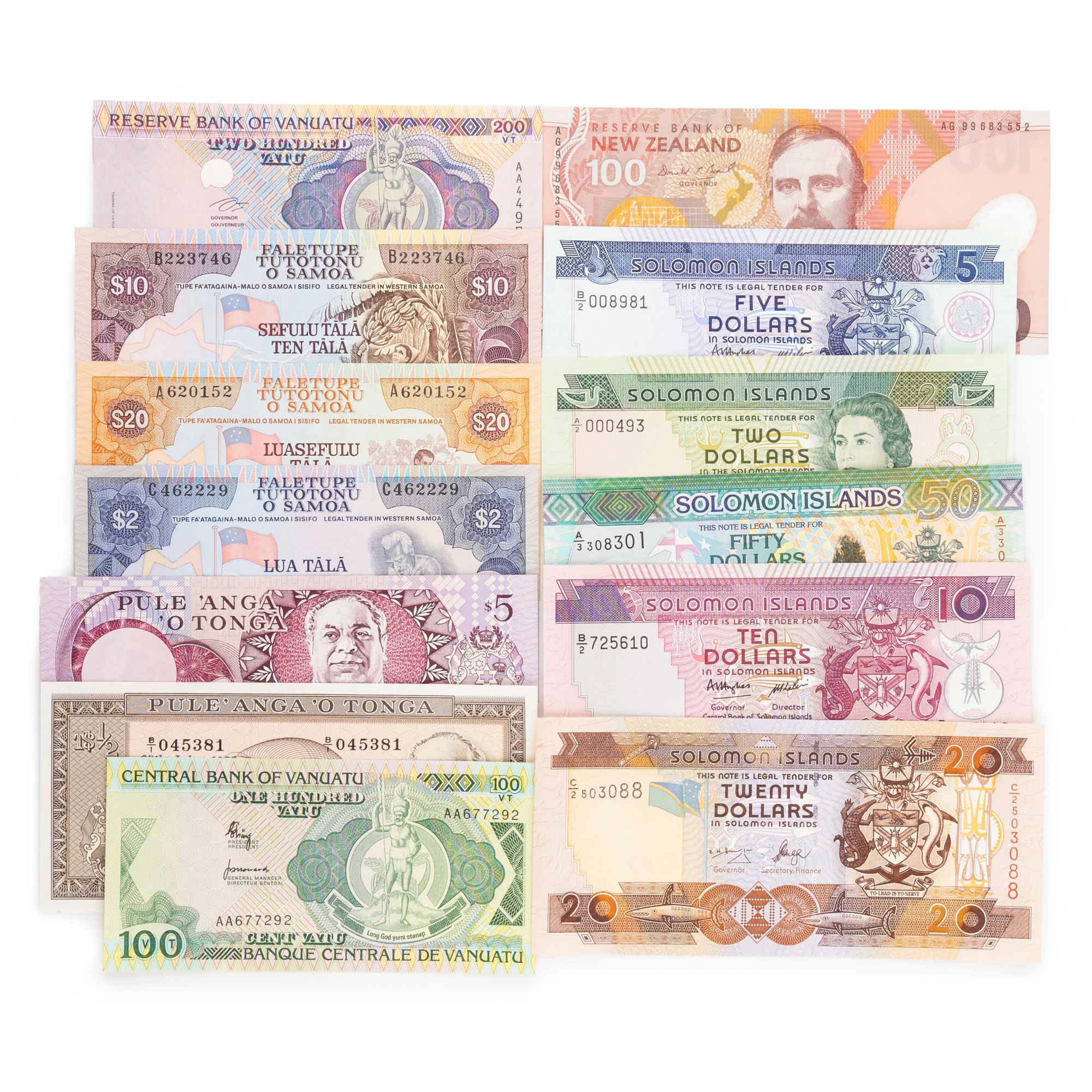 Oceania, Accumulation, 1980s - 2000s, aUNC - UNC