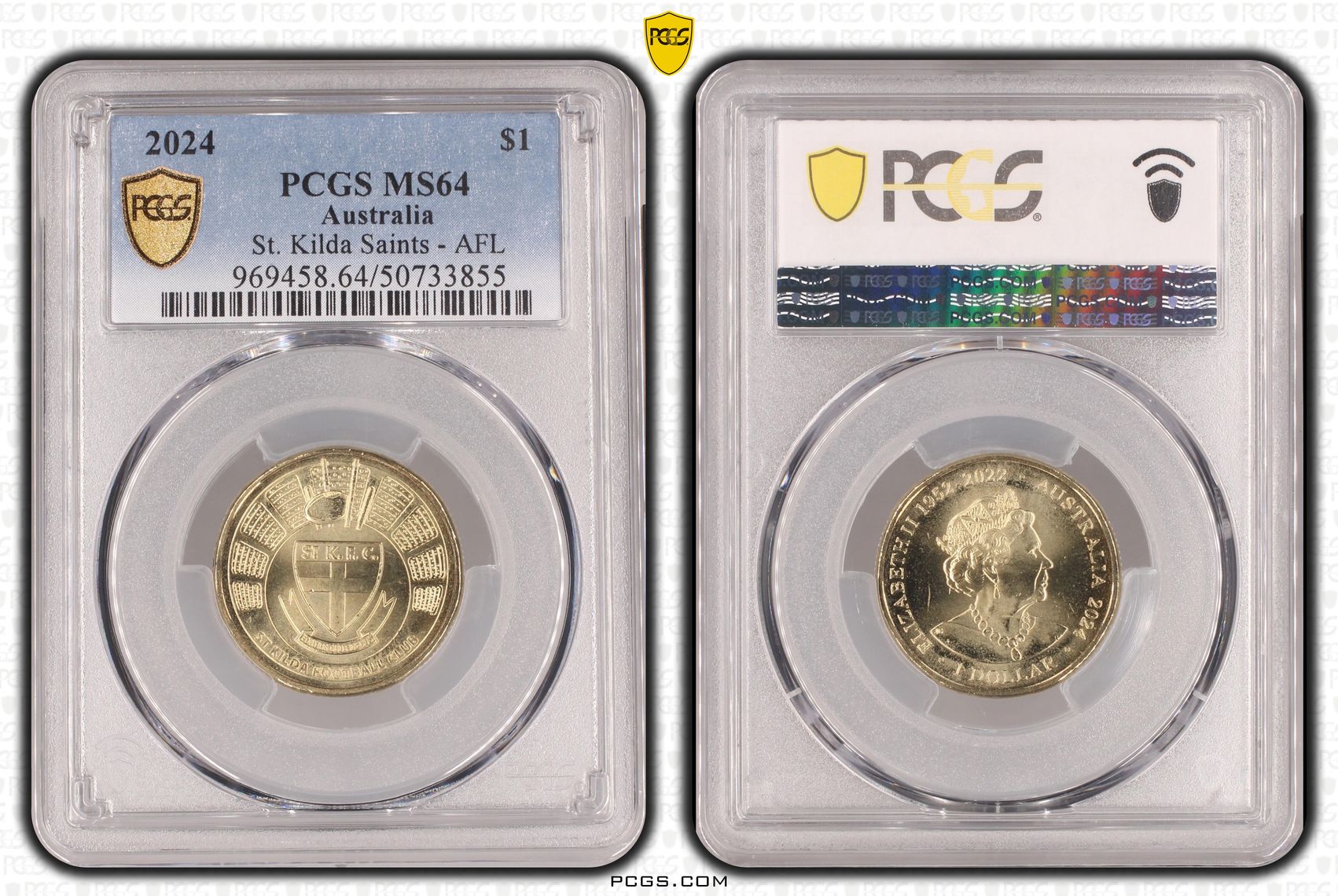 St. Kilda Saints - AFL, One Dollar, 2024, PCGS MS64