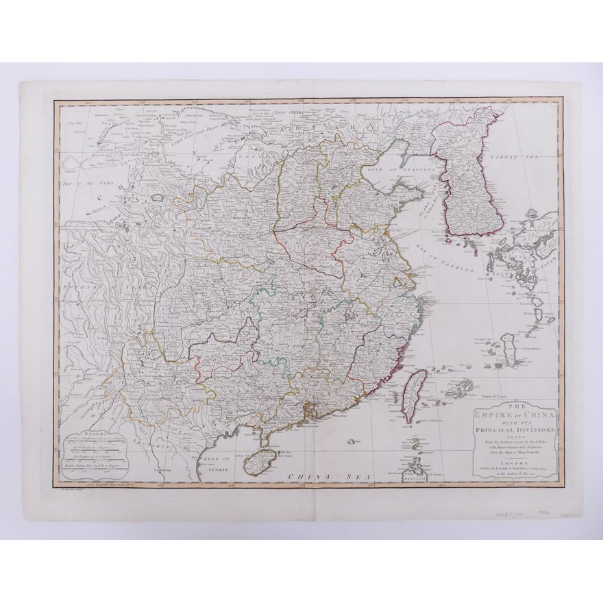 Laurie & Whittle,  The Empire of China. 1794