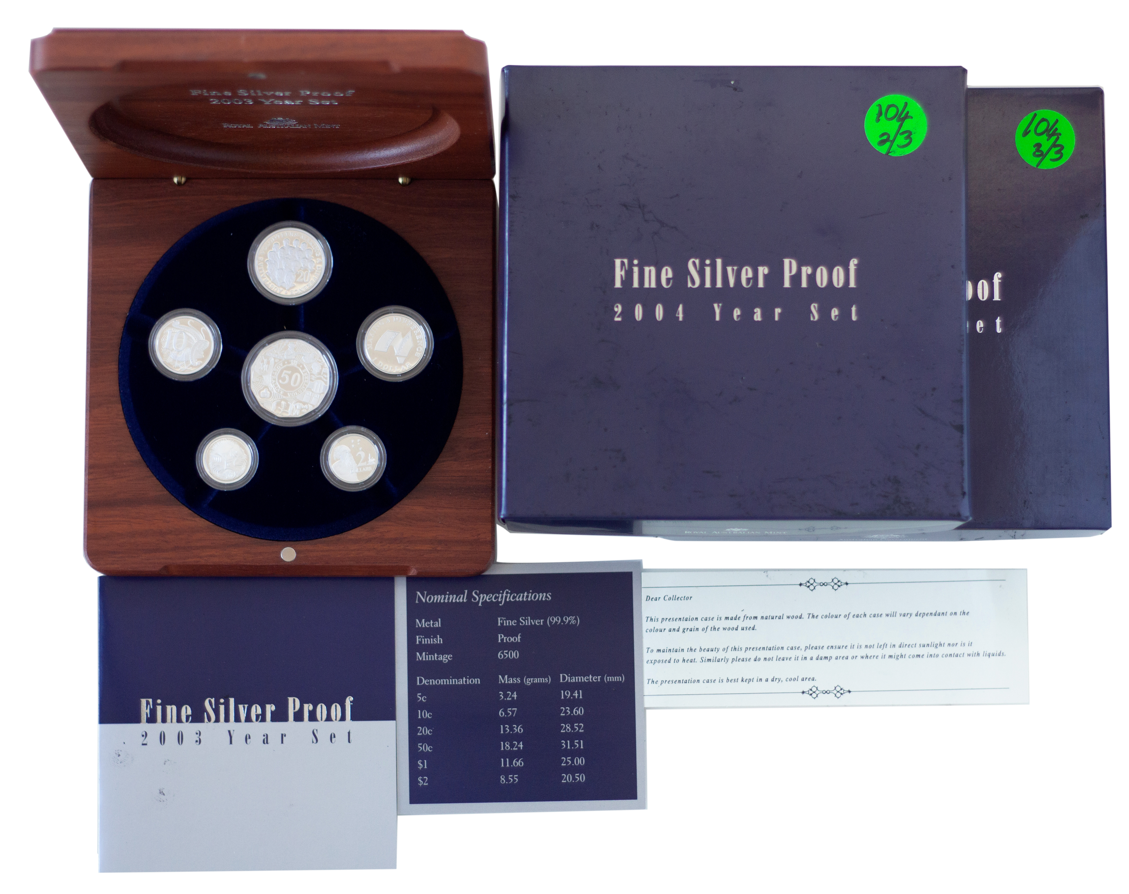 Sets, Elizabeth II, aFDC - FDC