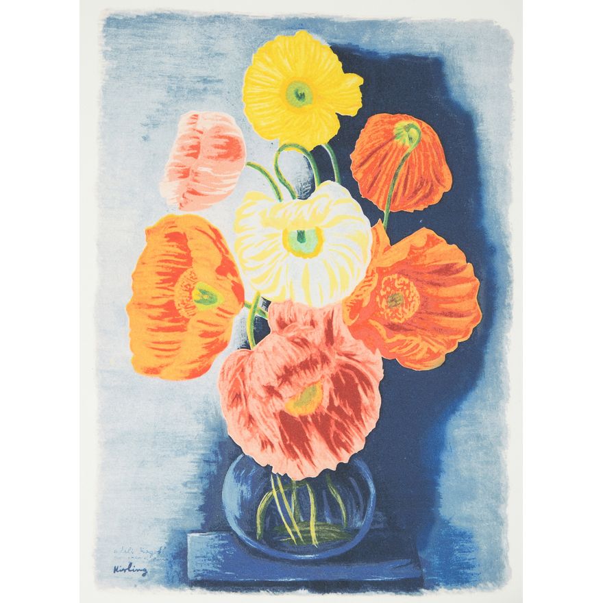 Mojżesz Kisling | Kwiaty w wazonie