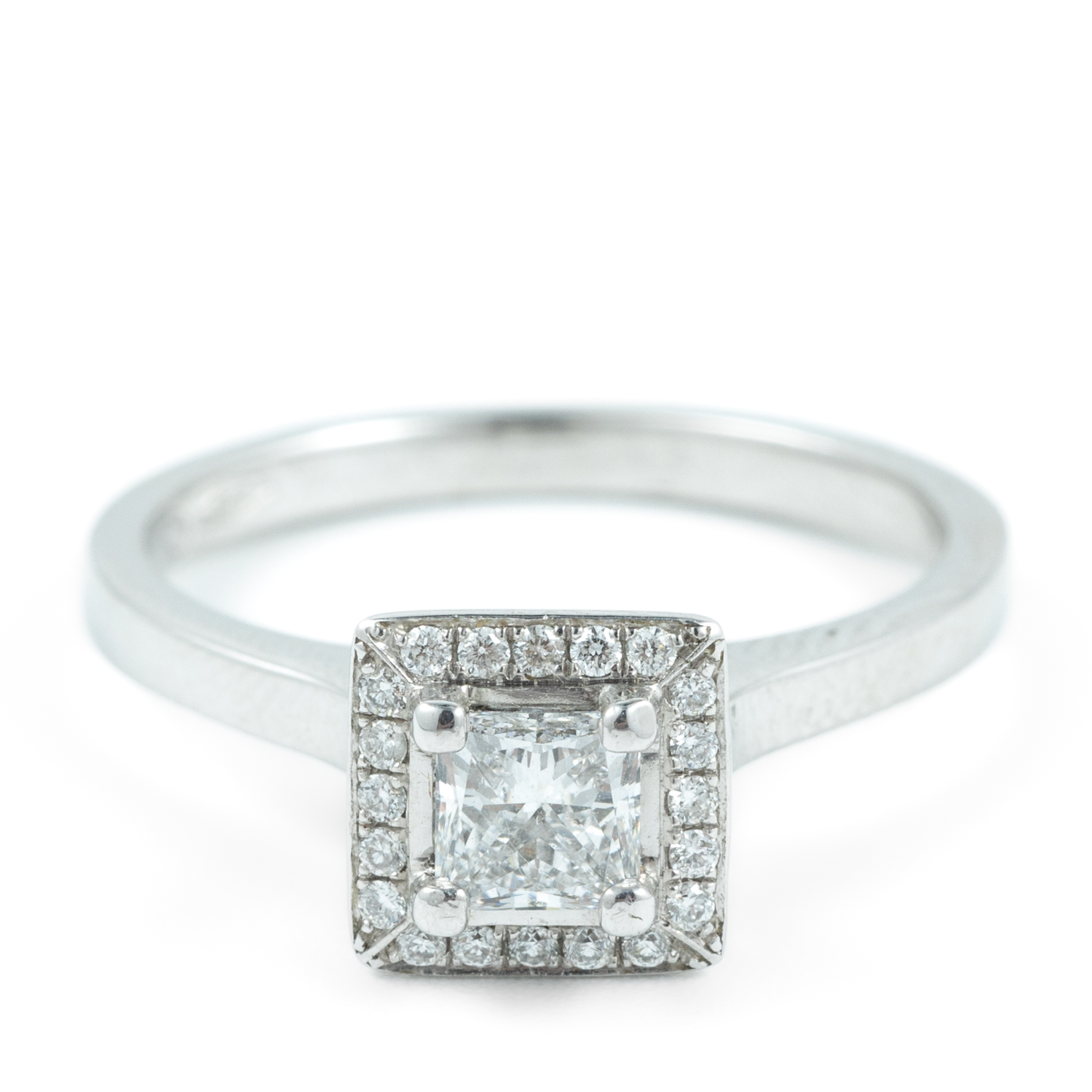 225 · 0.46 Carat D Colour Princess GIA Diamond Ring,