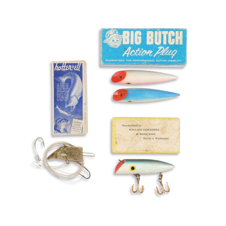 Lot #8500 Vintage RARE Big Butch Salmon Plug 4 5/8 Fair/Good Condition