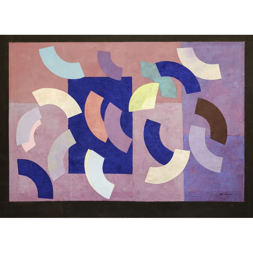 Paul Horiuchi ''Patterns and Colors from Antiquity'' Collage
