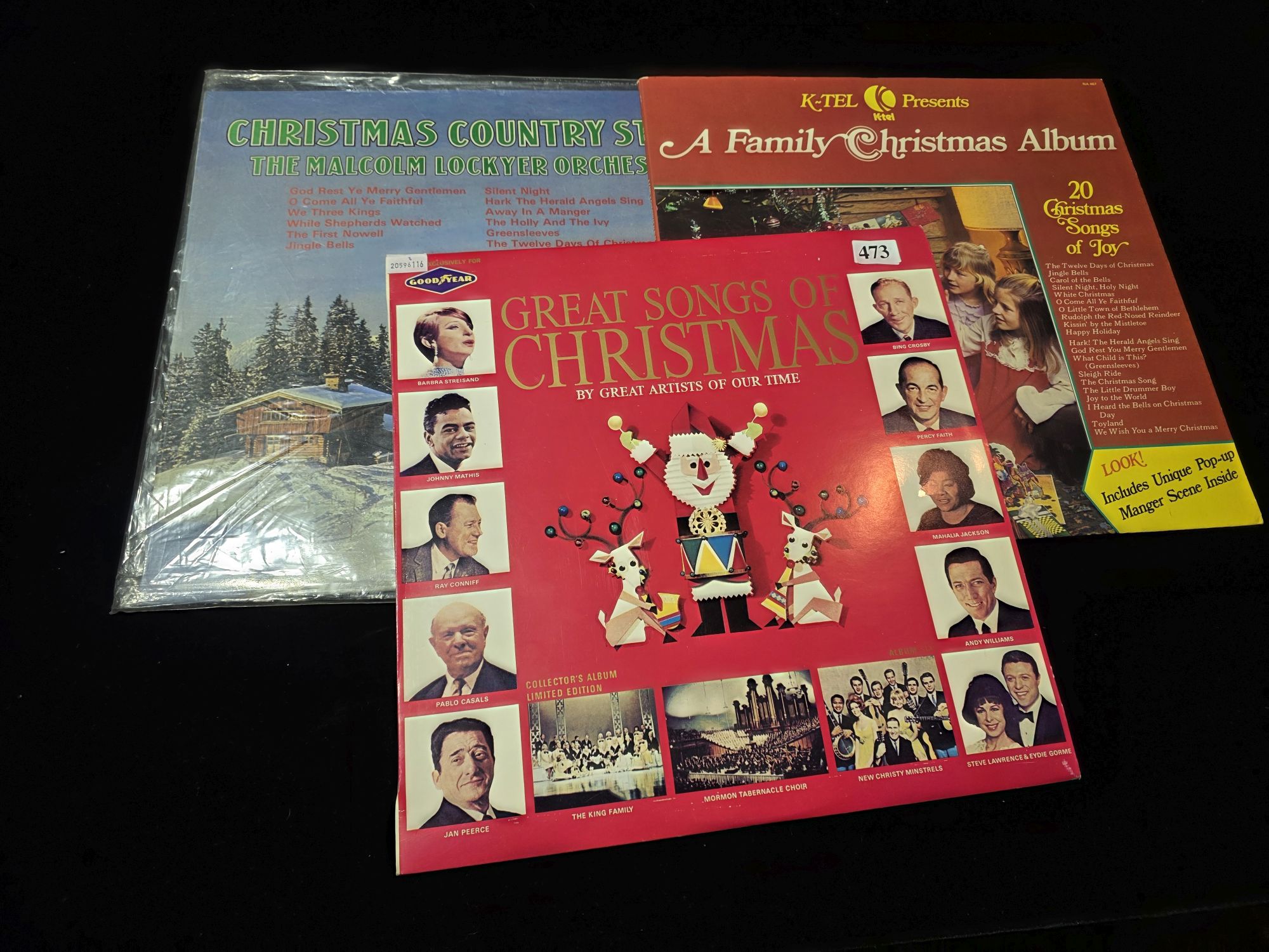 473 · CHRISTMAS VINYL RECORDS