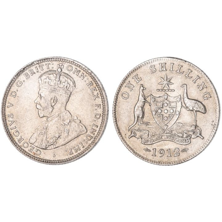 George V, Shilling, 1912, EF