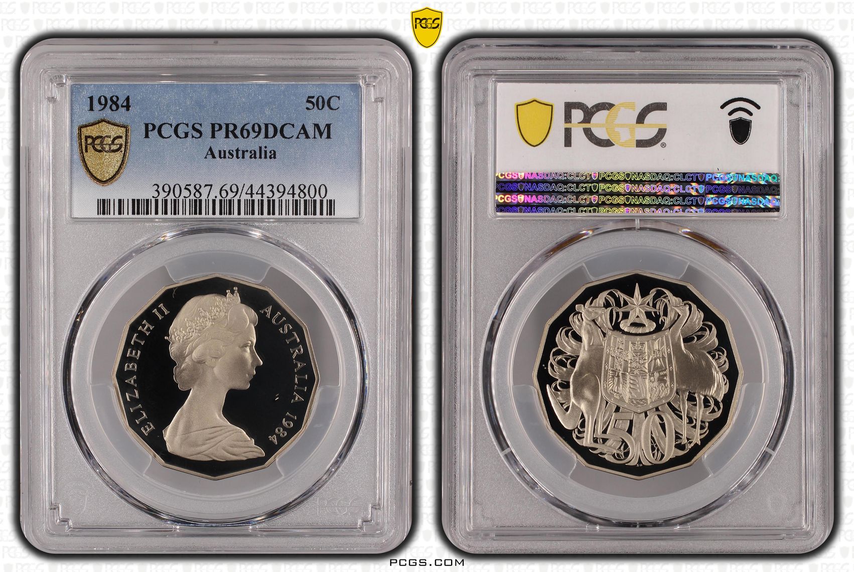 , Fifty Cent, 1984, PCGS PR69DCAM
