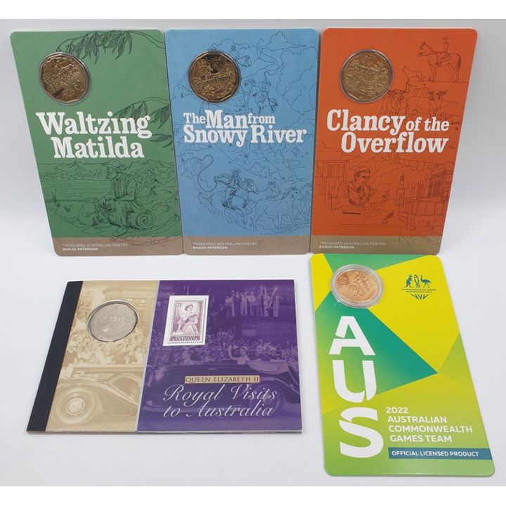Carded Coins & Coin / Stamp Booklet