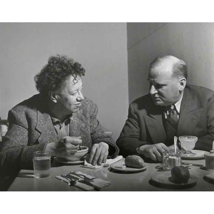 Peter Stackpole 'Diego Rivera at Lunch' Photo