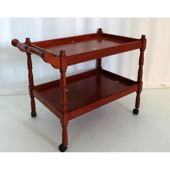 LARGE TWO-TIER TROLLEY