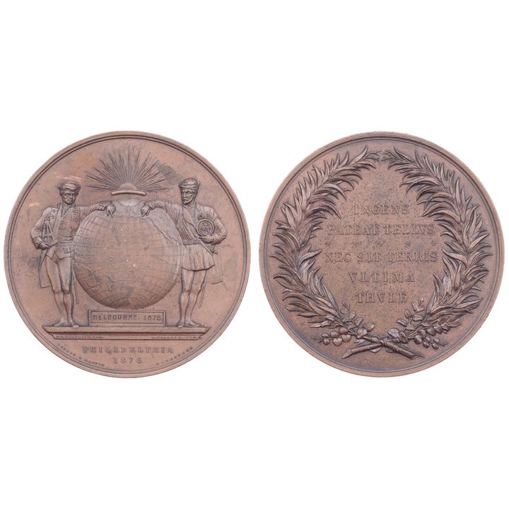 Melbourne Exhibition Medal, 1875 - 1876, gEF